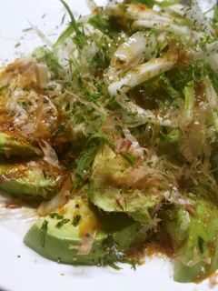 アボガドと水菜の和風サラダ☆-レシピのメイン写真