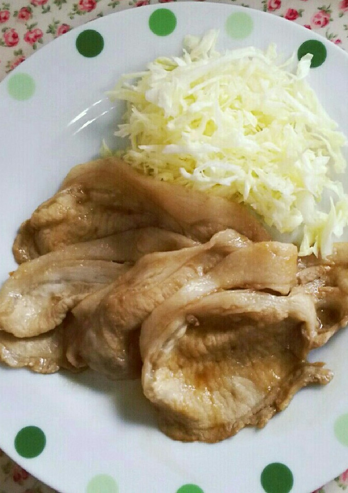 焼肉のたれと生姜で簡単豚の生姜焼き-レシピのメイン写真