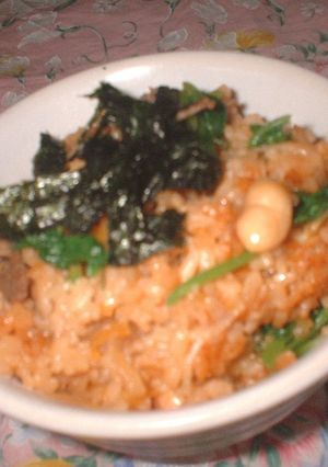 ちょっと韓国風な炊き込み御飯♪-レシピのメイン写真