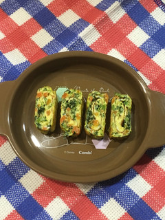 離乳食後期〜完了期☆野菜入り卵焼き-レシピのメイン写真