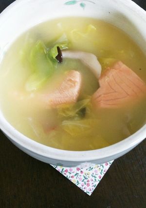 春キャベツと鮭の簡単シチュー-レシピのメイン写真