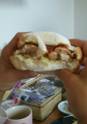 チキンの照り焼きサンドイッチ-レシピのメイン写真