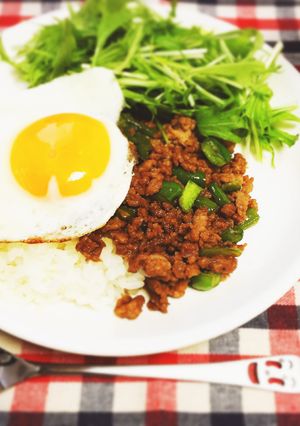 超簡単！ガパオライス風ワンプレートランチ-レシピのメイン写真