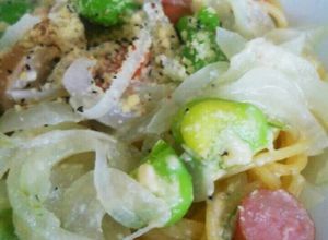 空豆とソーセージのソイクリームパスタ☆-レシピのメイン写真