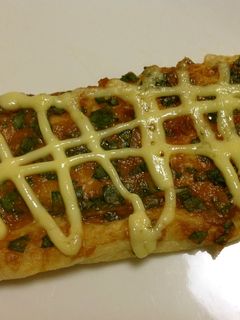 【手抜き】油揚げのネギ味噌マヨ焼き-レシピのメイン写真