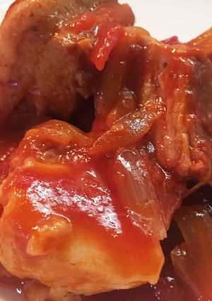 角煮に飽きたら！豚バラブロックのトマト煮-レシピのメイン写真