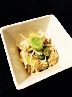 そら豆と新玉ねぎのツナサラダ-レシピのメイン写真