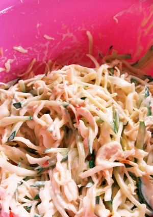 鶏のささみチリソースサラダ-レシピのメイン写真