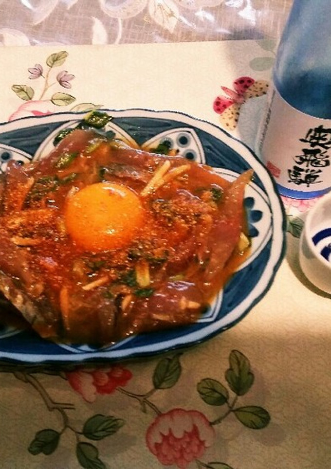 鯵のなめろう風漬けたたき-レシピのメイン写真