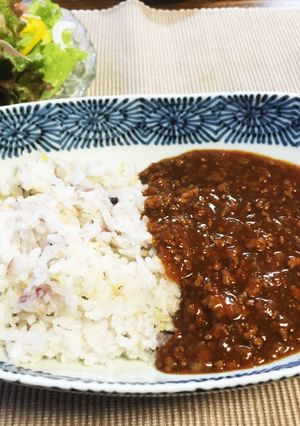 簡単！キーマカレー(市販ルー使用)-レシピのメイン写真