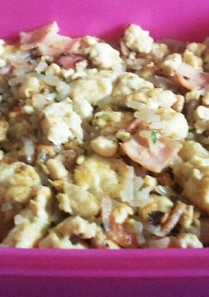豆腐と白滝のチャーハン《糖質制限食》-レシピのメイン写真
