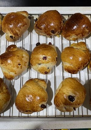 HB生地コースでレーズンバターロール-レシピのメイン写真