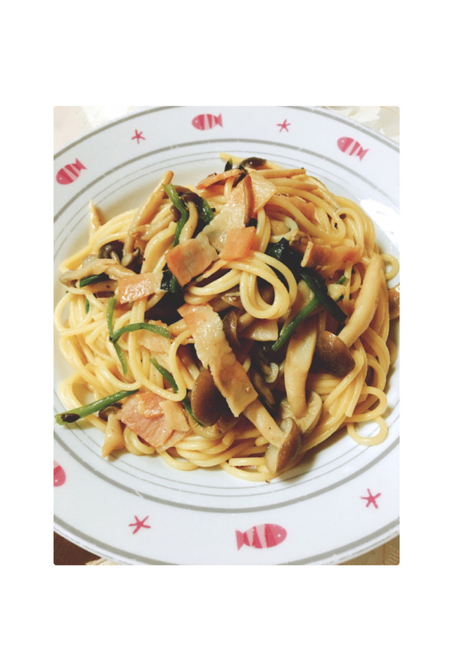 ほうれん草とベーコンの和風パスタ-レシピのメイン写真
