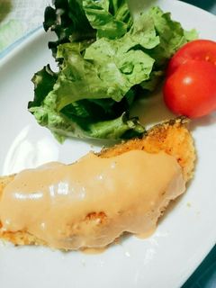 鮭のパン粉焼き☆オーロラソース-レシピのメイン写真