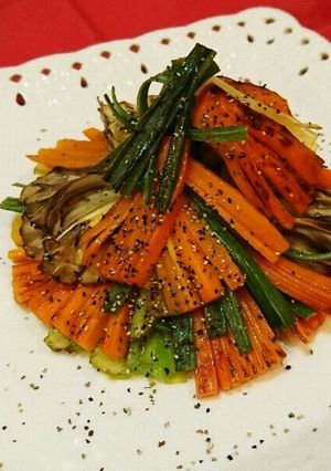 吹き流しカットの野菜炒め-レシピのメイン写真