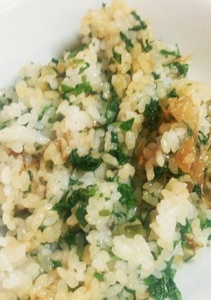 山菜コシアブラ混ぜご飯-レシピのメイン写真