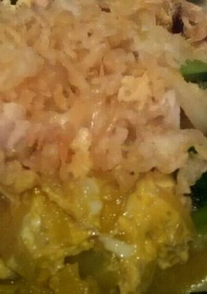 親子丼 揚げ玉入り-レシピのメイン写真