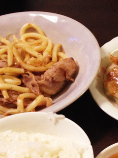 潰瘍性大腸炎☆うめかつお焼きうどん-レシピのメイン写真