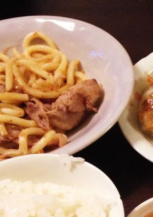潰瘍性大腸炎☆うめかつお焼きうどん-レシピのメイン写真