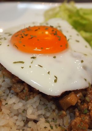 簡単！ハンバーグなしのロコモコ丼風♡-レシピのメイン写真