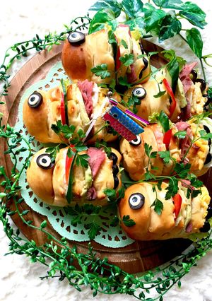 こどもの日 鯉のぼりのサンドイッチ-レシピのメイン写真