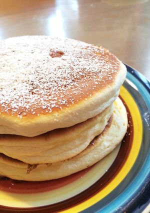ふわもちっ♪とろける♡スフレパンケーキ-レシピのメイン写真