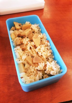 簡単筍の混ぜご飯!!筍の煮物リメイク!!-レシピのメイン写真