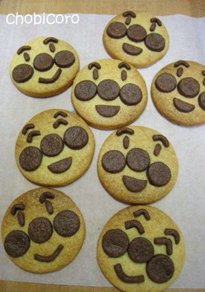 アンパンマンの顔クッキー-レシピのメイン写真