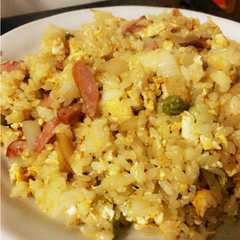 豆ご飯リメイクチャーハン-レシピのメイン写真