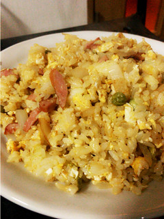 豆ご飯リメイクチャーハン-レシピのメイン写真