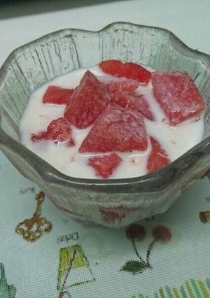 すいか牛乳!-レシピのメイン写真