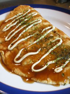 オムレツ風 豚肉とネギのお好み焼き♪-レシピのメイン写真