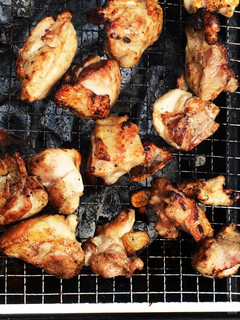 バーベキューに、にんにく焼き鳥-レシピのメイン写真