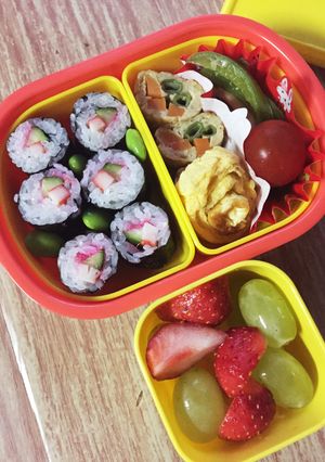 ✯ 海苔巻きィ!幼稚園のお弁当✯-レシピのメイン写真