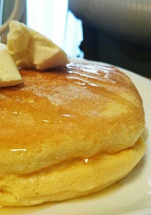 幸せのパンケーキ風ふわふわパンケーキ-レシピのメイン写真