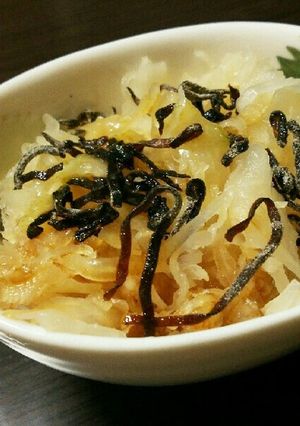 簡単つまみ！ザウワークラウトの塩昆布和え-レシピのメイン写真