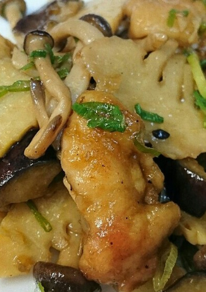 たけのこと鶏肉の甘辛炒め☆-レシピのメイン写真
