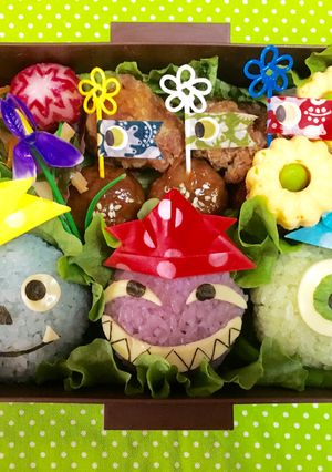 簡単 モンスターズインク キャラ弁-レシピのメイン写真