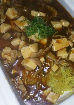 ホットプレートで熱々麻婆焼きそば-レシピのメイン写真