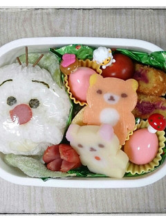 簡単オラフおにぎりのキャラ弁-レシピのメイン写真
