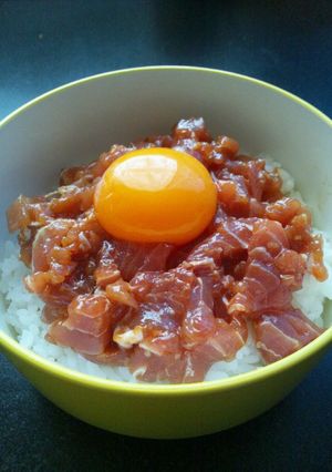まぐろユッケ風ご飯♪-レシピのメイン写真