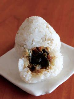 ナスの味噌しぎおにぎり-レシピのメイン写真