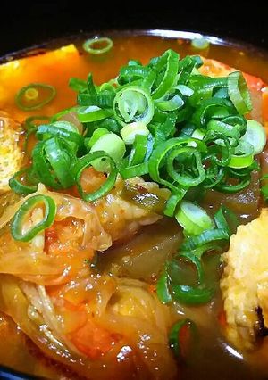 あっさりこく旨♪トマトとキムチのスープ-レシピのメイン写真
