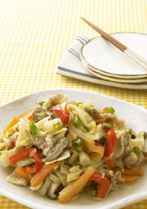 (おいしく減塩)しっとり野菜炒め風-レシピのメイン写真