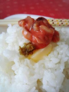 塩辛バター柚子こしょうごはん-レシピのメイン写真