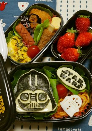 キャラ弁 スターウォーズ ダースベイダー-レシピのメイン写真