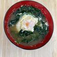 朝ごはんにも!落とし卵のボリューム味噌汁
