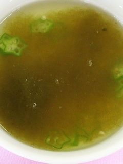 オクラととろろ昆布のすまし汁-レシピのメイン写真