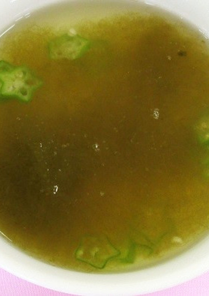 オクラととろろ昆布のすまし汁-レシピのメイン写真