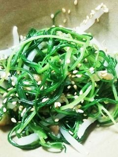 かんたん♪若芽ひじきともやしの梅ナムル-レシピのメイン写真